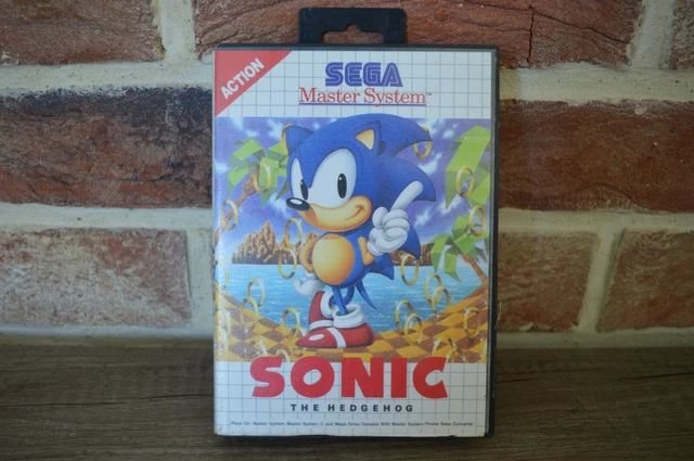 JEU GAME SONIC The Hedgehog pour console Master System SEGA en boîte ...