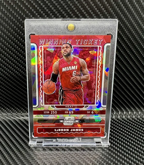 2019-20 Contenders Optic Lebron James Winning Ticket Red Ice Prizm W/Mag