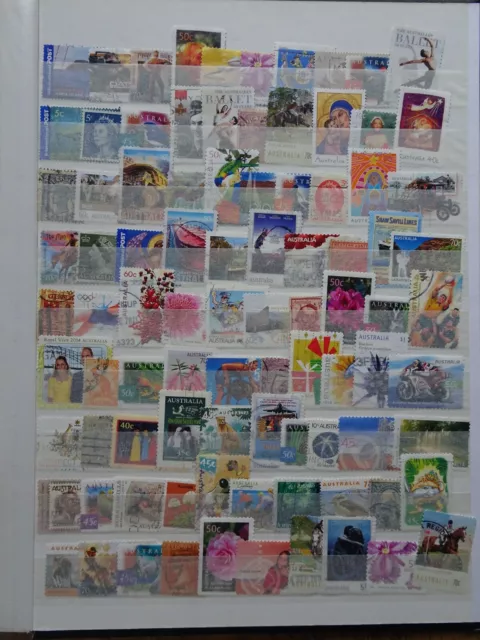 Collection of Used Australian stamps