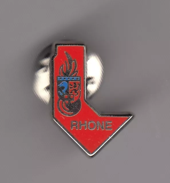 Rare Pins Pin's .. Gendarmerie Nationale Carte  Departement Rhone 69 ~Et