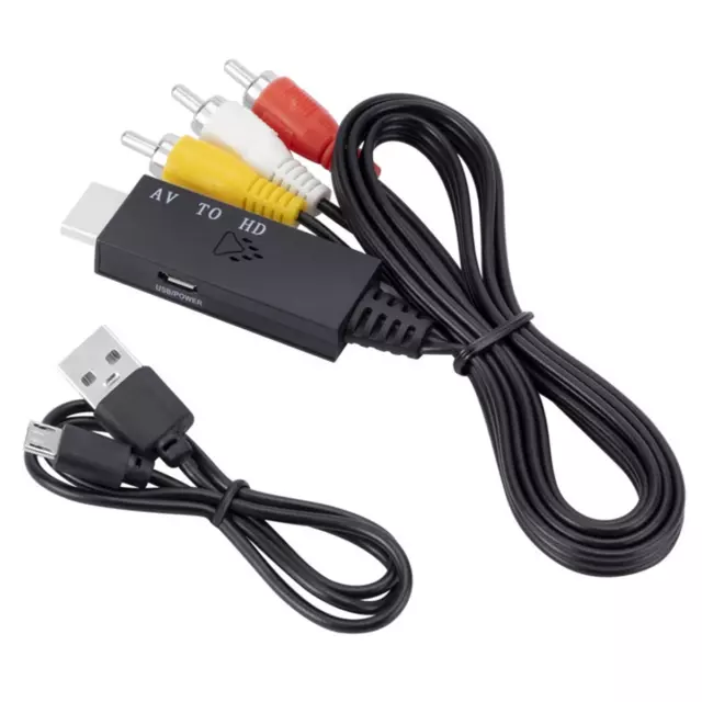 Convertisseur Compatible RCA Vers , Câble Compatible AV Vers , Adaptateur P5277