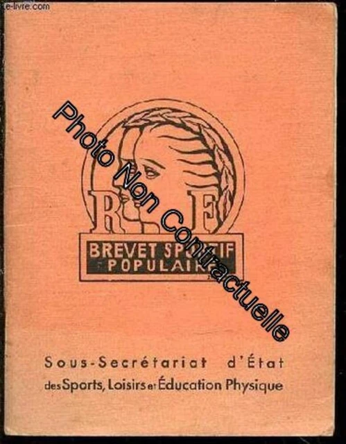 BREVET SPORTIF POPULAIRE - 1948 !!!!!!! EUR 11,00 - FR
