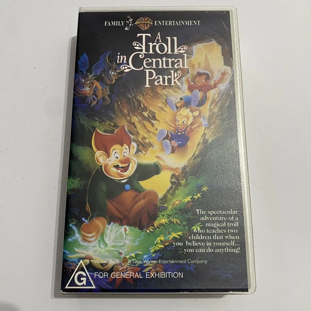 A Troll In Central Park 1994 Vhs A TROLL IN Central Park (VHS, 1994) Warner Brothers Video Tape Family