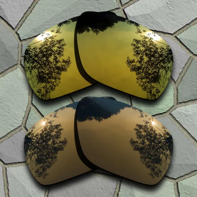 Yellow Golden&Bronze Copper Polarized Lenses Replacement For-Oakley Dispatch 1