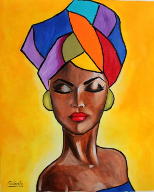 Mujer color   obra de Gilaberte