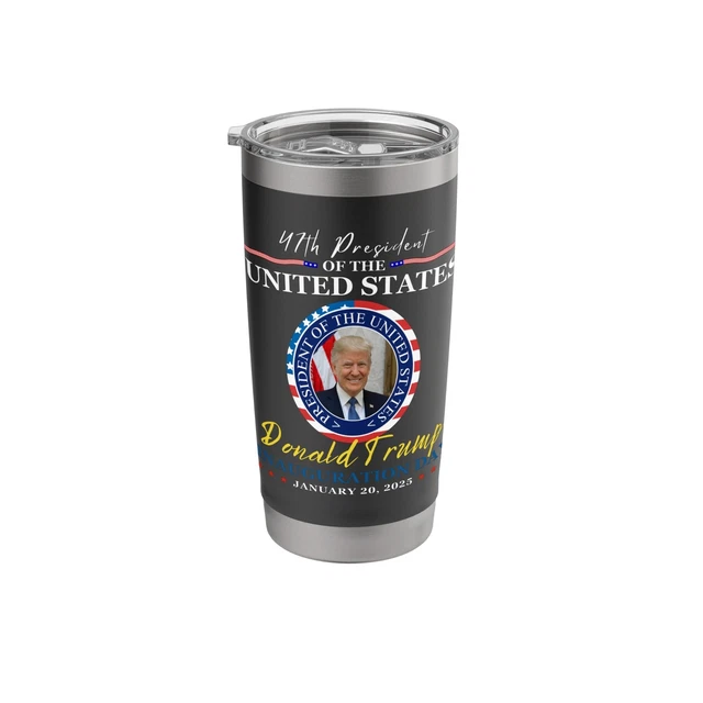 PRESIDENT DONALD TRUMP Inauguration Day 2025 Memorabilia Stainless