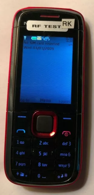 PROTOTYPE Nokia XpressMusic 5130 (T-Mobile) Cell Phone Red Fast Shipping RF TEST