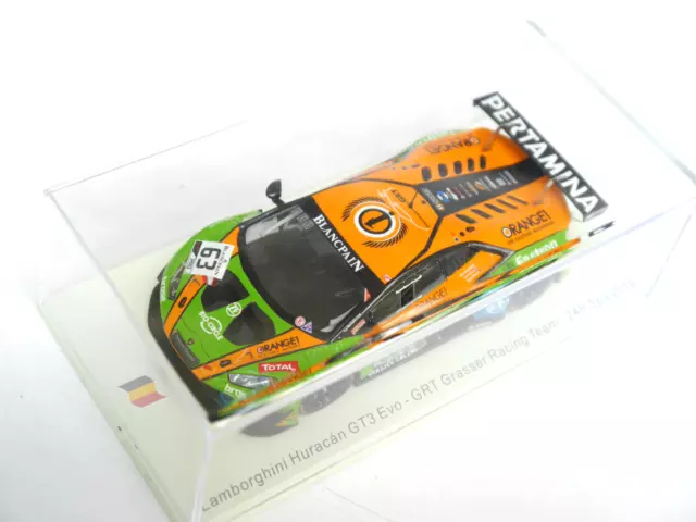 Lamborghini Huracan GT3 EVO 24 H Spa 2019 Grasser Racing, Spark in 1:43 Showcase