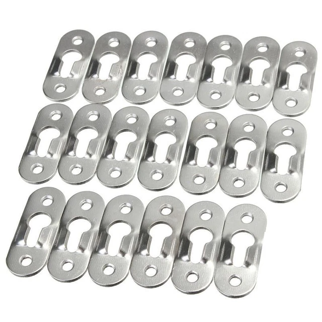 20 Stueck 44mm Metall Schluesselloch Aufhaenger Fasteners Bild Foto Malerei8552