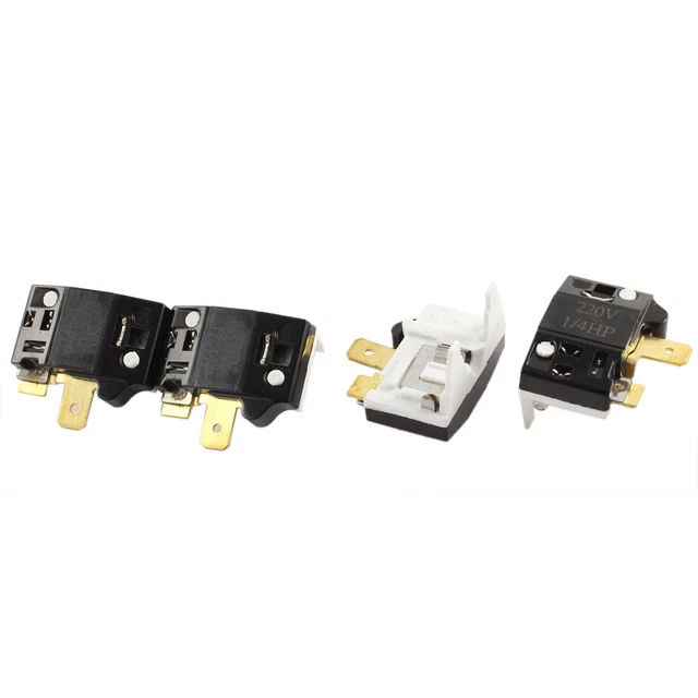 AC220V Réfrigérateur Partie 1 Épingle 1/4HP Protecteur surcharge du moteur 4pcs