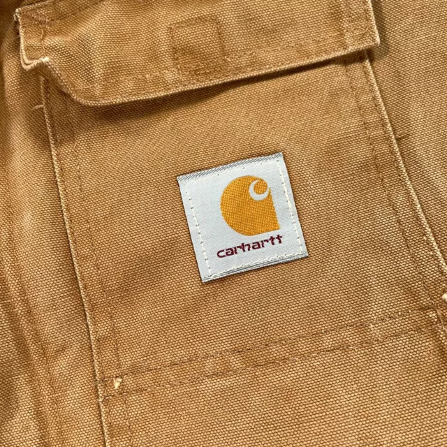 VTG CARHARTT JACKET Mens XL Brown Duck Arctic Quilt Lined Union Made In ...
