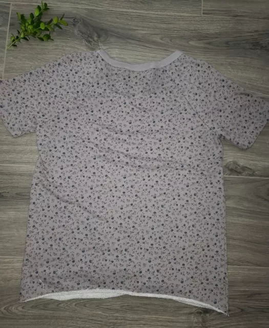 Stateside women S Stretch Floral Tee Shirt Top Sweatshirt short sleeve 3