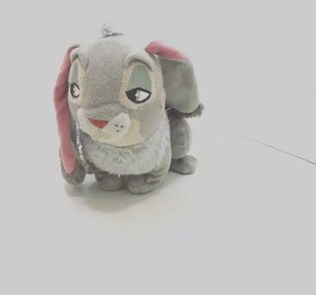 Disney Store Sofia Sophia The First Clover Bunny Rabbit Plush Stuffed Gray 8”