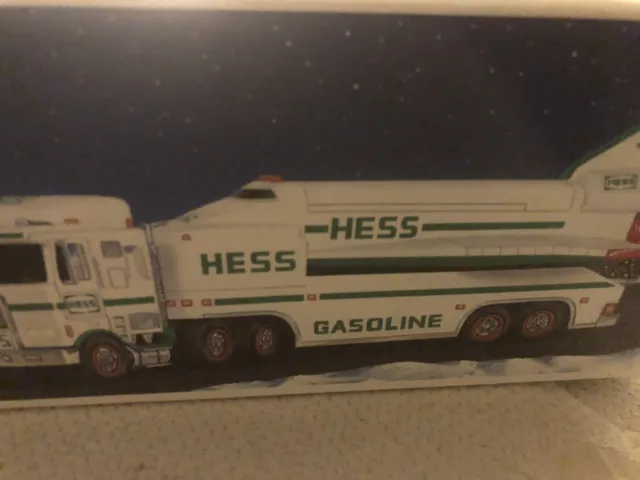 1999 Hess Toy Truck and Space Shuttle with Satellite
