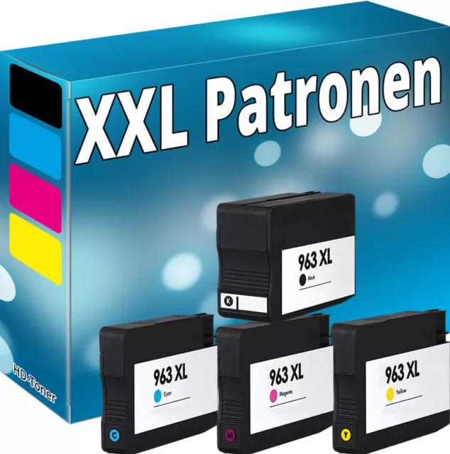 CARTUCCE INCHIOSTRO per HP 963 XL OfficeJet Pro 9010 9012 9014 9015 9016 9019 set