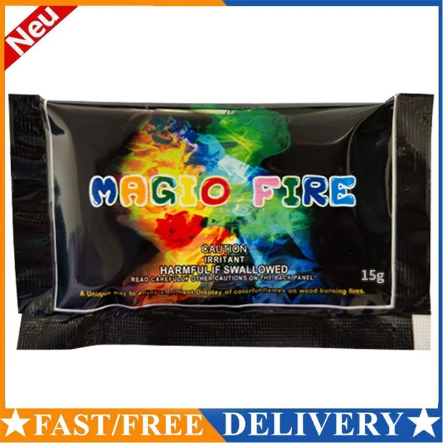 Paquetes de accesorios brillantes atmósfera para cambiar de color fuego para fiestas llamas (15 g)