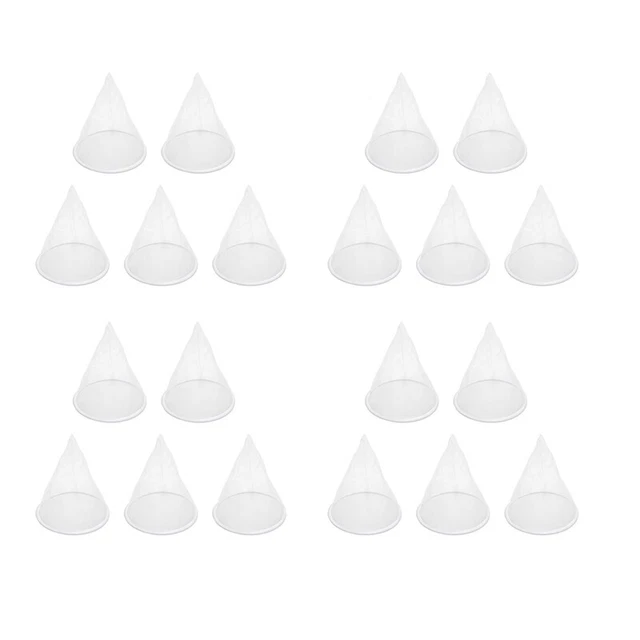 20PCS Beekeeping Equipment Bee Honey  Nylon Cone-Shape Honey Screener Bee HiO7E2