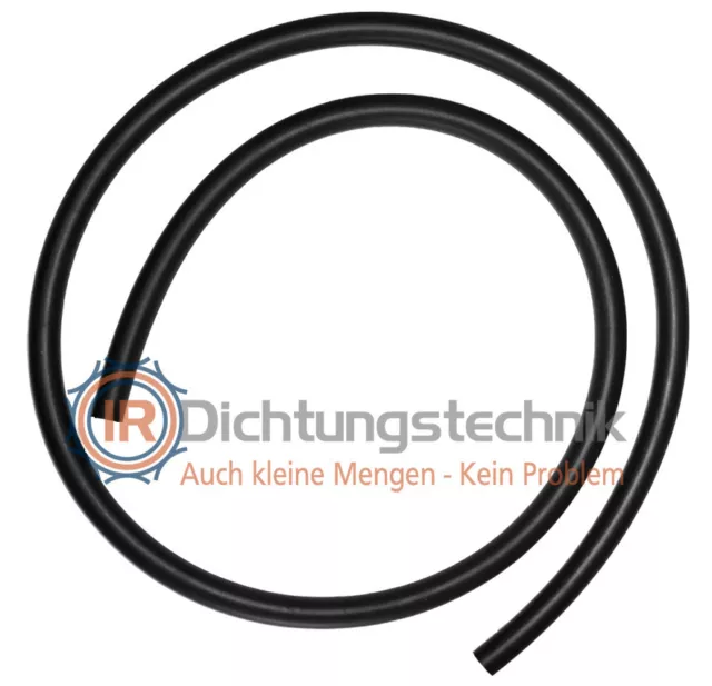 Rundschnur Cord (round) Ø 4,0 mm NBR 70 Shore A schwarz Toleranz E1 (3 m)