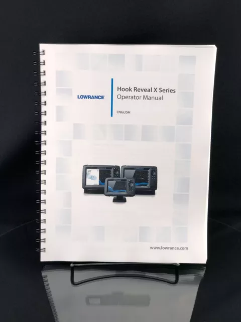 LOWRANCE HOOK REVEAL X Series GPS Sonar Manual Instructions: 78 Pages Full  Color $18.95 - PicClick