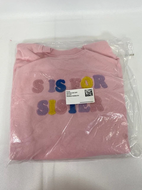 H&M ‘S Is For Sister’ NEW Girls Sweatshirt