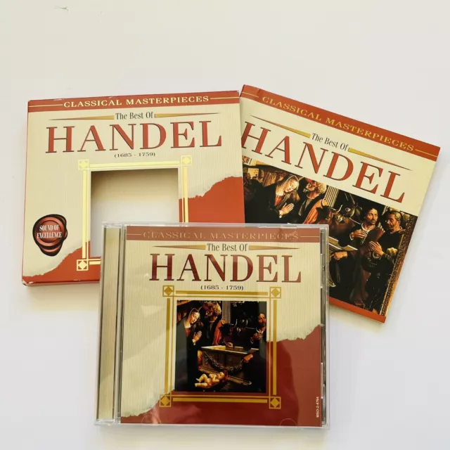 Georg Friedrich Händel : The Best Of Handel 1685 - 1759 CD & Booklet Classical