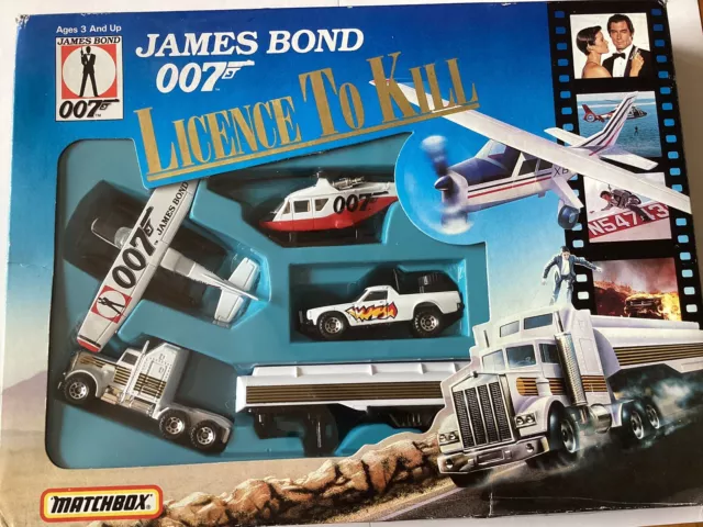 MATCHBOX SUPERFAST - James Bond 007- License To Kill Convoy Set 1989
