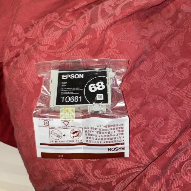 Genuine Epson Blank Ink 68 TO681 Sealed In Package NOS