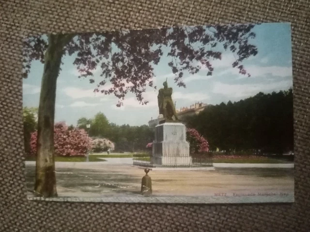 Cpa Metz Esplanade Maréchal Ney