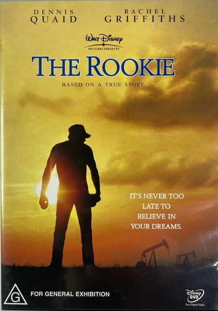 THE ROOKIE 2002 DVD Walt Disney Sports Family Film Movie Dennis Quaid ...