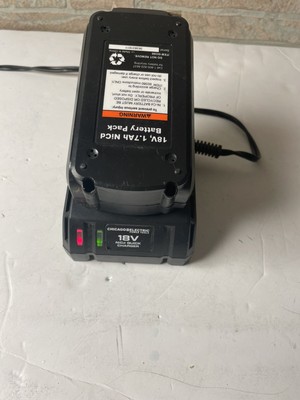 chicago electric power tools 18v battery charger