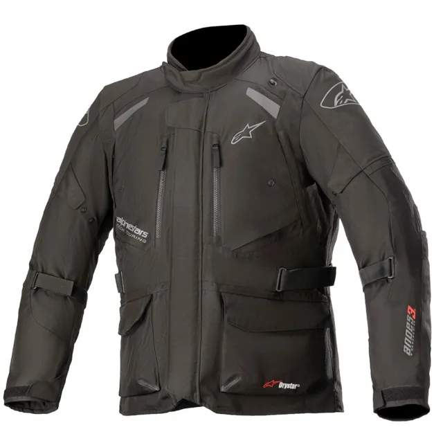 Alpinestars Andes Drystar Waterproof Motorcycle Textile Jacket Black Medium