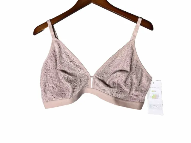 All You LIVELY Women's Palm Lace Busty Bralette Orchid Size 1 for