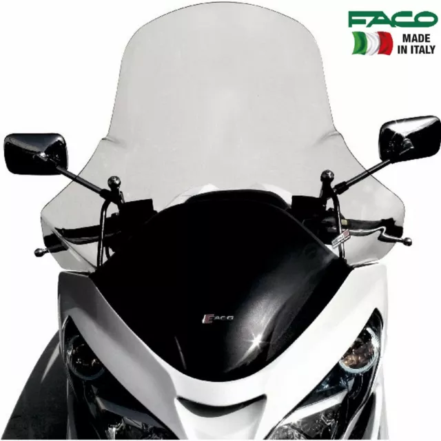 Faco 22656 Parabrezza Con Aste Verniciate Per Suzuki 400 An Burgman 2007-2016