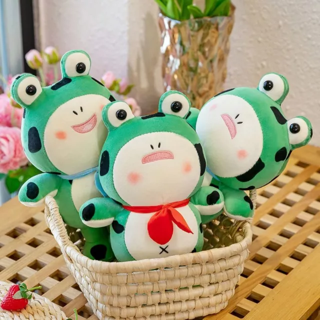 PP Cotton Animal Fluffy Frog Figure Doll  Friends Birthday Gifts