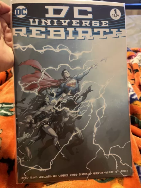 DC Universe Rebirth #1 (Ivan Reis Midnight Release Variant Cover)