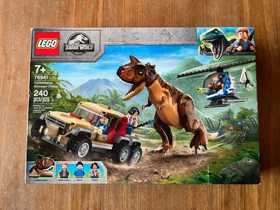 lego jurassic world carnotaurus dinosaur chase 76941 building kit