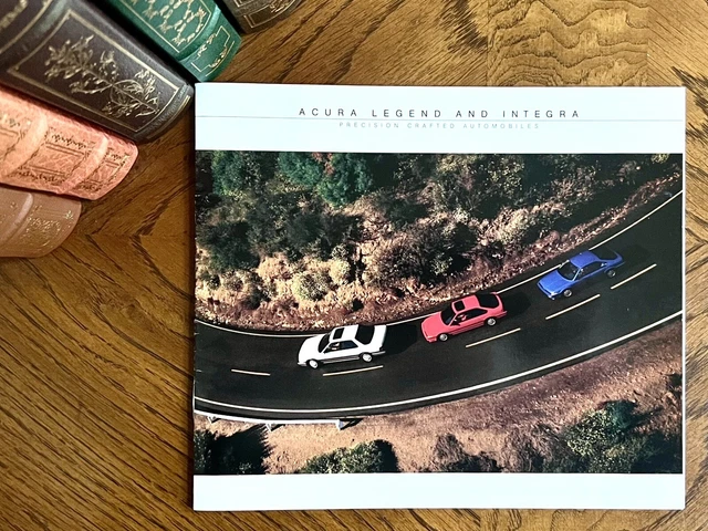 New Original 1987 ACURA LEGEND & INTEGRA Full Line 22-pg. Sales Brochure/Catalog