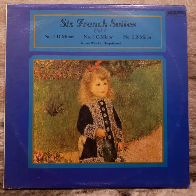 Six French Suites Vol 1 - Helmut Walcha Harpsichord - MCM 9072 Vinyl Record LP