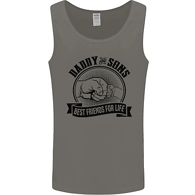 Daddy & Sons Best Friends Fathers Day Mens Vest Tank Top