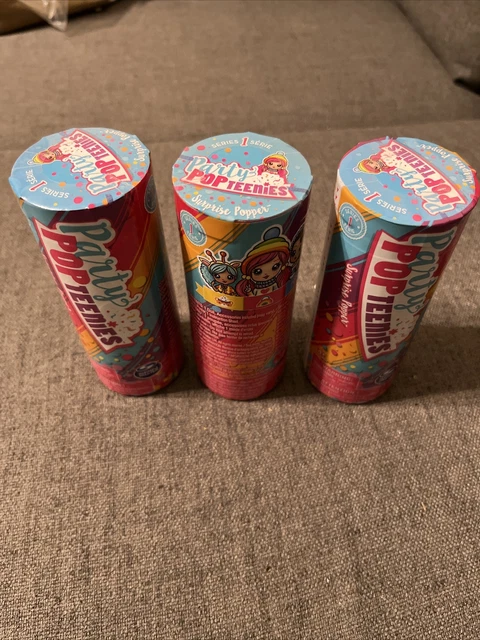 Party Popteenies Surprise Popper Season 1~ Lot of 3 New Sealed/Unopened