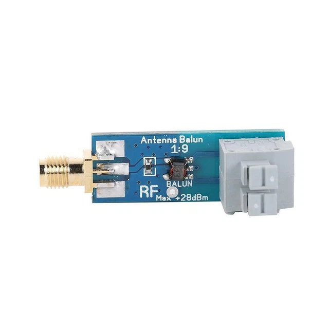 Balun One Nine 1:9 HF – Antenne HF Miniature Faible Perte Pour Antennes Long Fil, SMA, Protection ESD – Idéal SDR Ham It Up