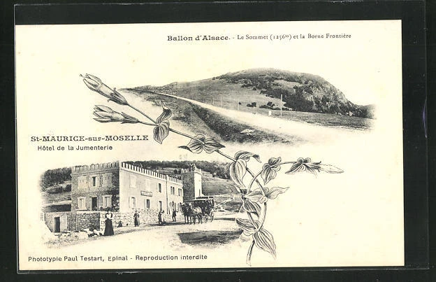 CPA St-Maurice-sur-Moselle, Hôtel de la Jumenterie, Ballon d'Alsace