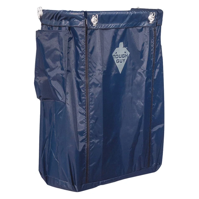 TOUGH GUY 2U654 Replacement Bag,25 gal Cap.,Blue