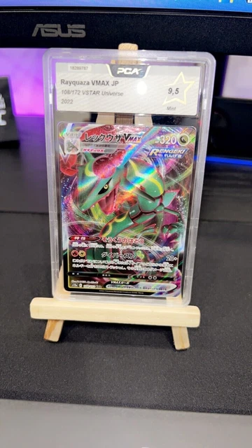 Carte Pokemon Jp RAYQUAZA VMAX 108/172 VSTAR UNIVERSE s12a PCA 9,5 Mint