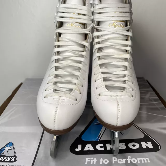 Jackson Mystique Ladies White Figure Skates  - UK 7 2