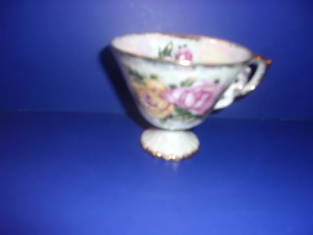 FREE SHIPPING! Vintage Enesco China Teacup, Roses (June) Theme