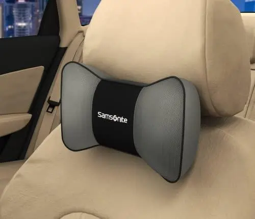 SAMSONITE Travel Neck Pillow for Car or SUV, Boost your DRIVING COMFORT, [High