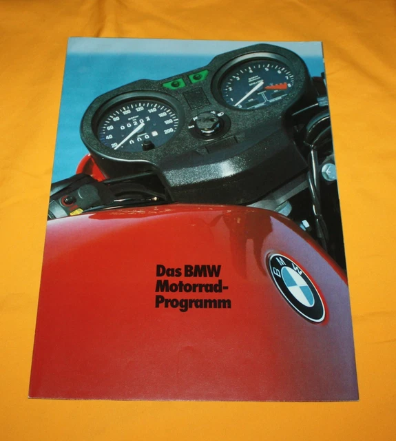1982 BMW MOTORRAD brochure brochure brochure catalog brochure folder