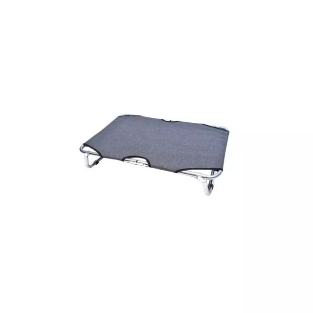 LEOPET Foldable dog bed Size 40X60 cm - Grey
