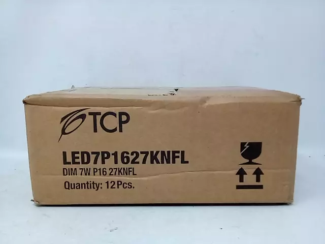 TCP 24794 - LED7P1627KNFL PAR16 Flood LED Light Bulb Pack - 12 Pc. 7W, Brightnes